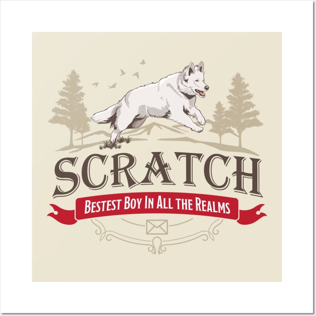 Scratch - Bestest Boy in all the Realms Wall Art by Milmino